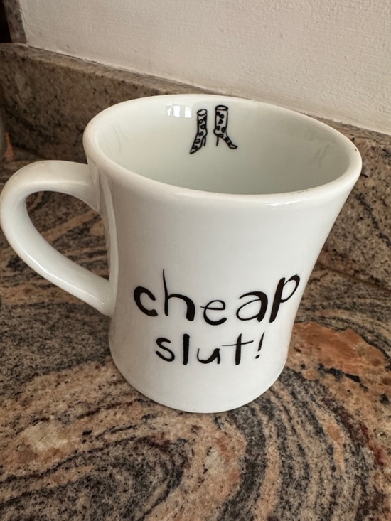 Wendy Tancock Other - Cheap sl ut with Stilettos mug.